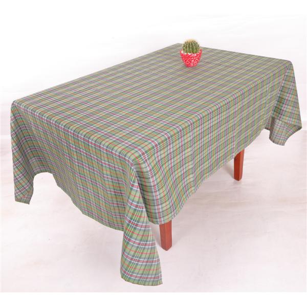 Checkered Gingham Tablecloths Fabric With 100% Eco Friendly Polyester Material