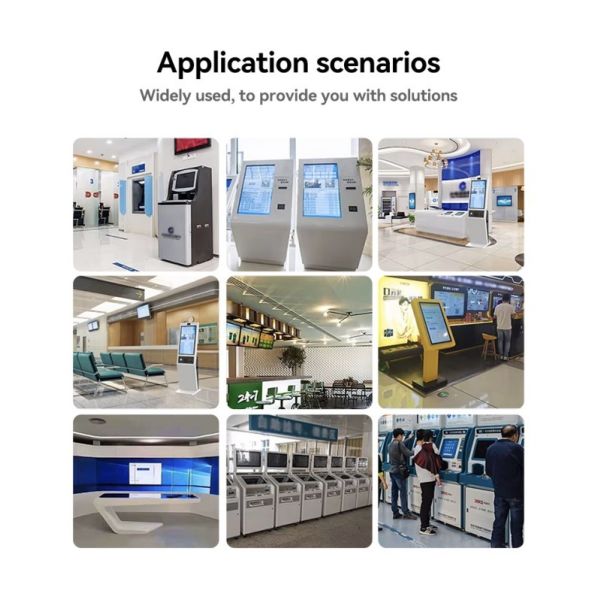 43 Inch Android Automatic Touch Screen Restaurant Self Ordering Machine With Scanner and Printer