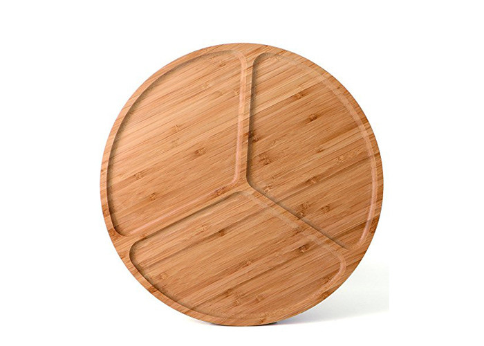Customized Design Natural Bamboo Serving Tray With Foldable Legs