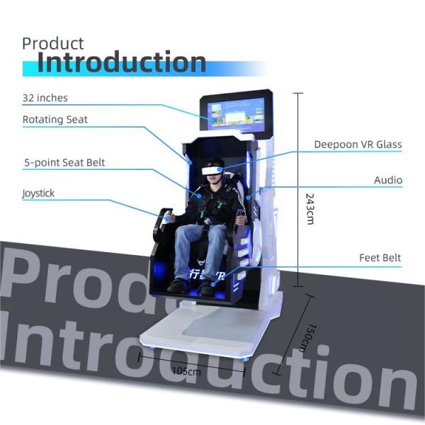 VR 360 Roller Coaster With Shooting Fun