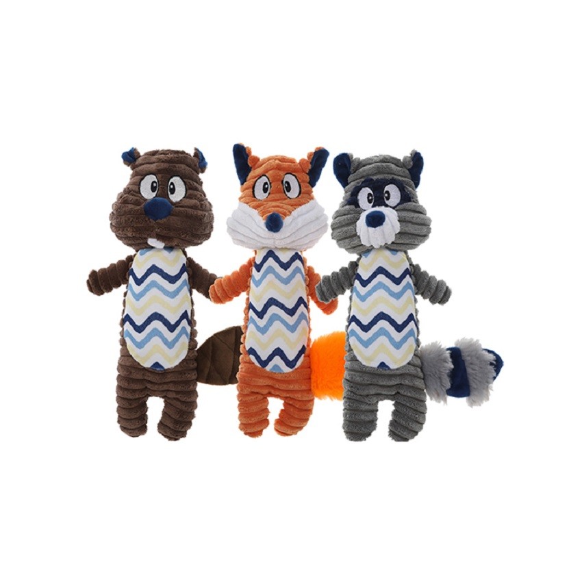 Quality Bite Resistant Stuffing Animals Multipet Squeezy Dog Toy for sale