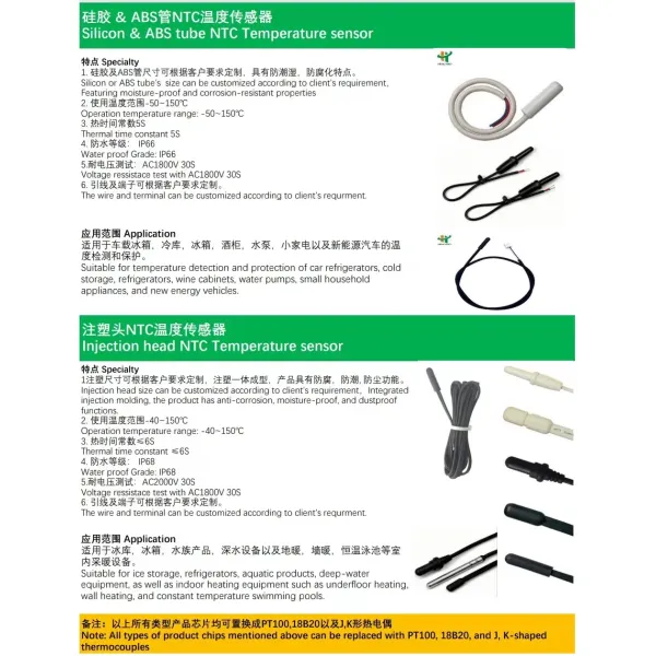Thread Head Ntc Temperature Sensor PT100 R J Thermocouple Thermal Sensor Switch