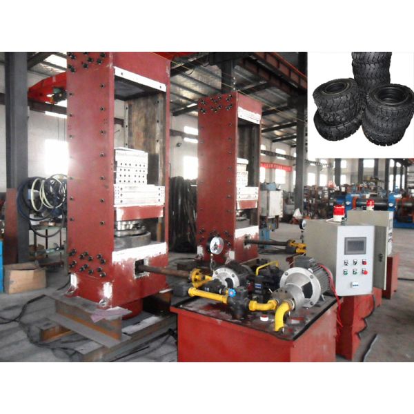 Solid Tyre Vulcanizing Press Machine with 2.2KW Motor Power Frame Type Structure and CE ISO Certification