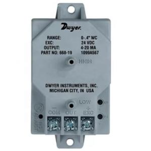 China Dwyer Series 607 Differential Pressure Transmitter 4-20mA Output on sale