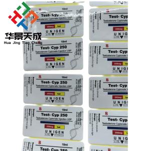 Quality Waterproof Glass Peptide Vials Labels Single Side Printing for sale