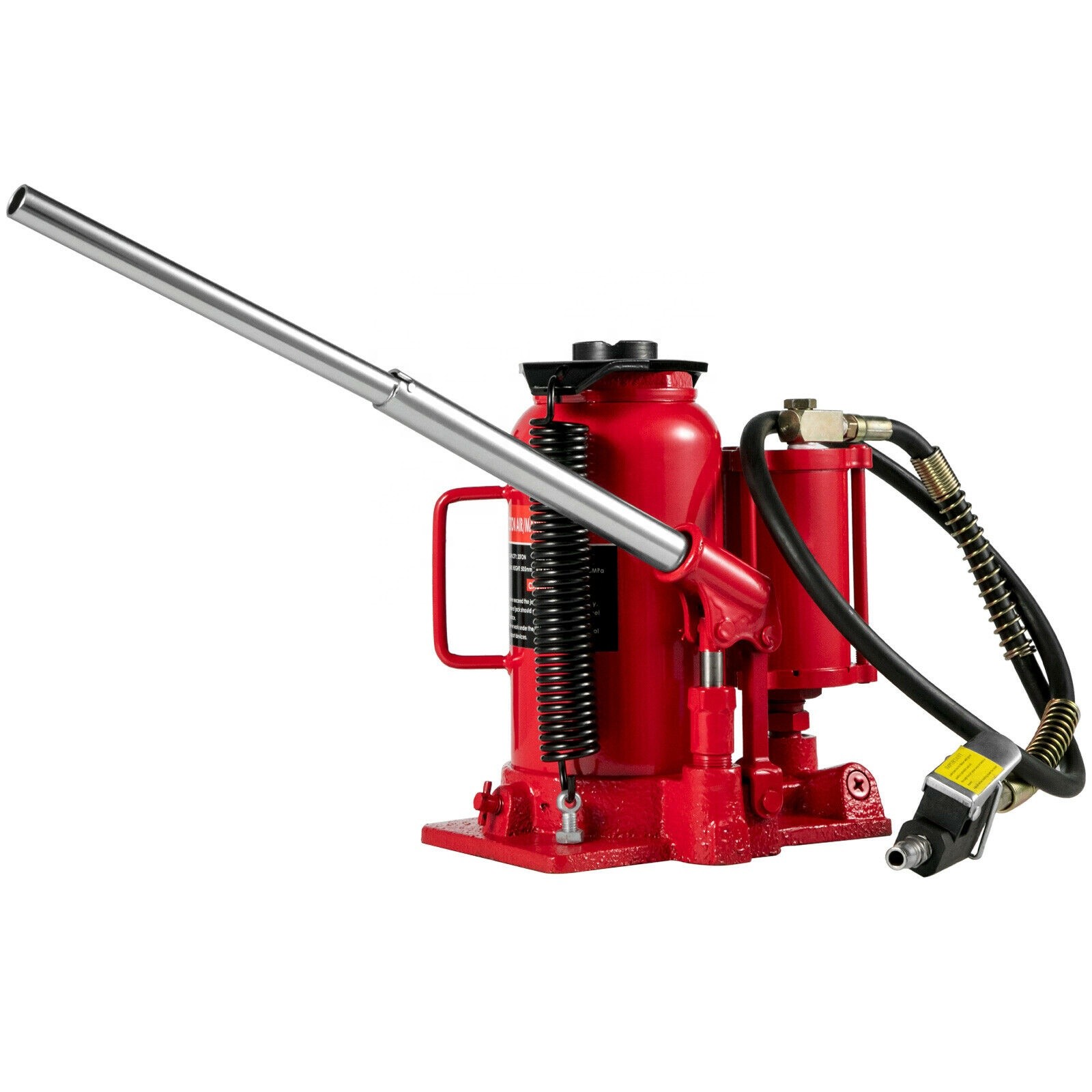 Quality 20 Ton Air Hydraulic Bottle Jack With Safety Overload Valve for sale