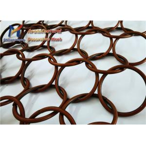 Antique Brass Ring Mesh Fabric