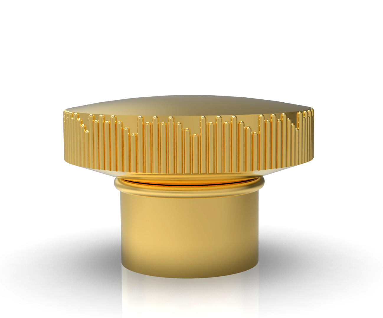 Round Hanging Plating SGS Metal Bottle Caps for 15mm Bottles