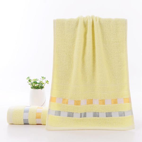 Comfortable Woven Combed Cotton Water Pattern Hotel Towels for Soft and Eco-friendly