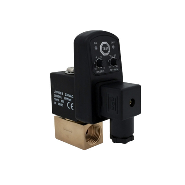 Drainage Water Solenoid Valve Two Way Normally Closed Two Position Press Solenoid Switch