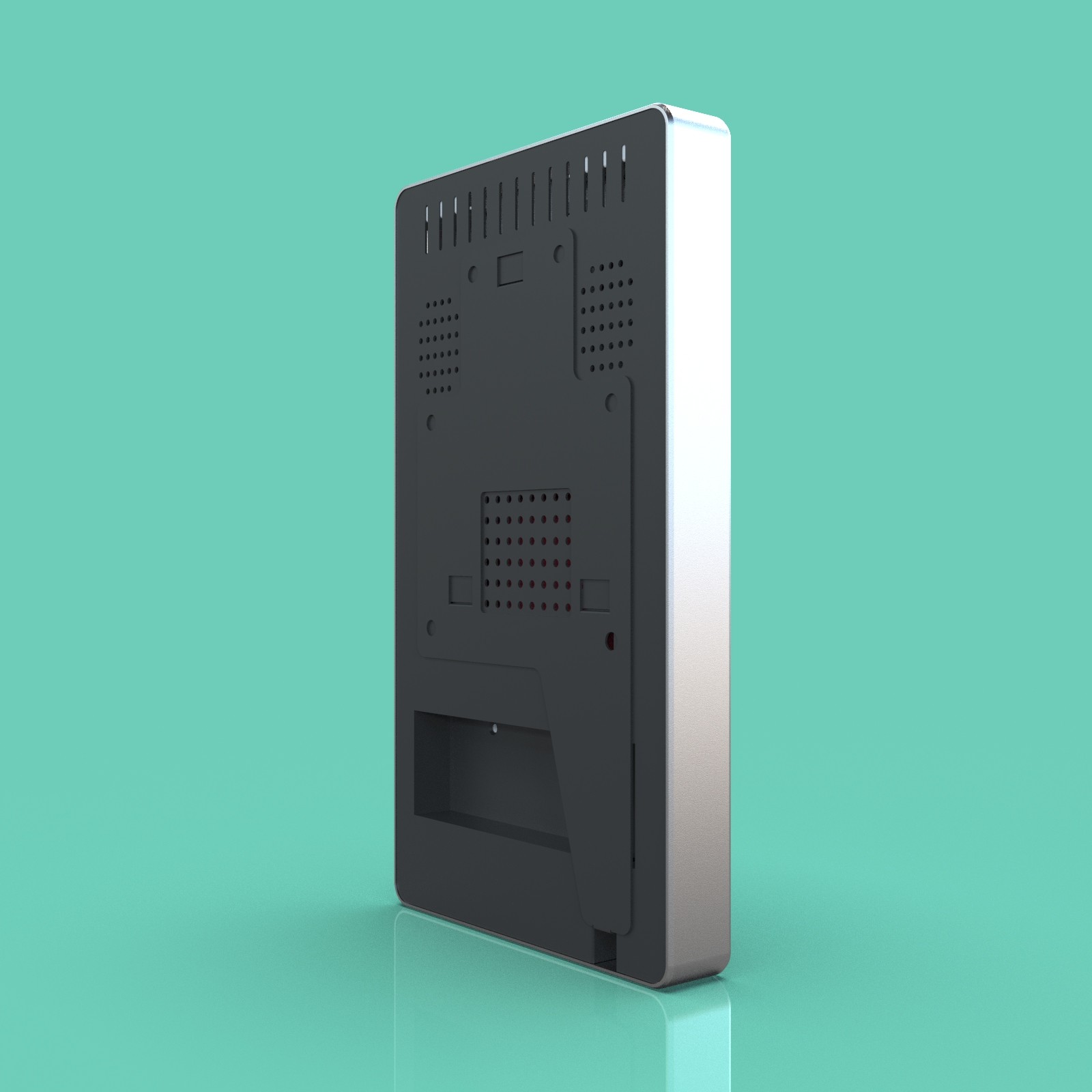 JP1107 Portrait Screen Face and QR Code Recognition Access Control Device supports 100,000 facial templates, 500,000 cards