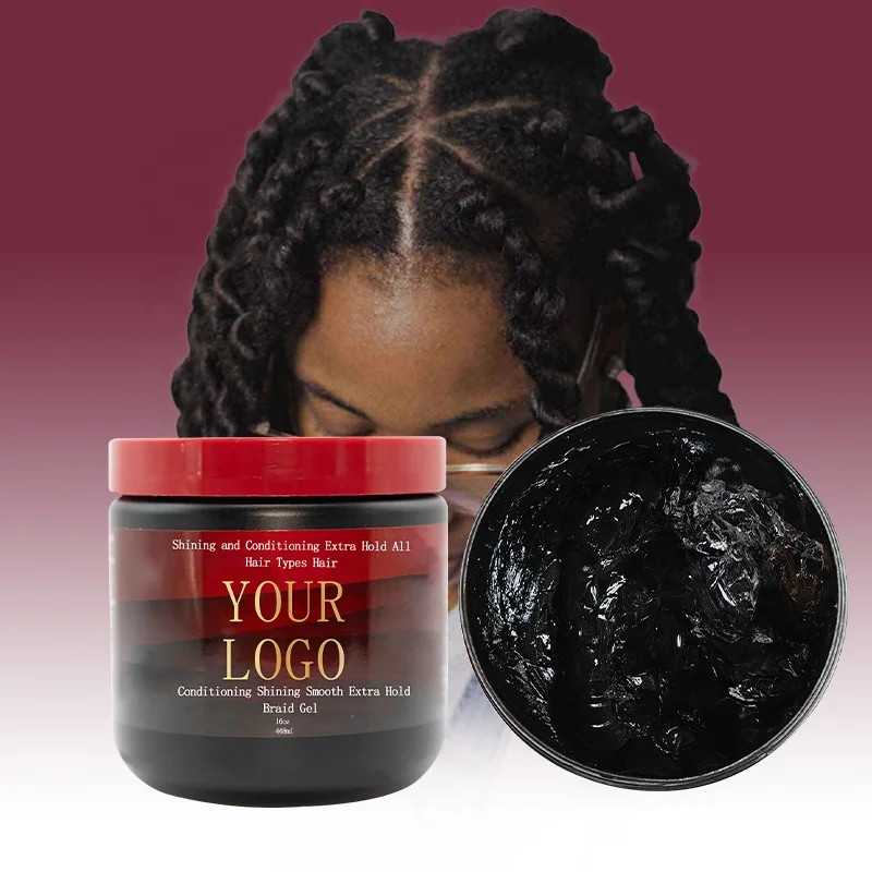 Strong Hold Non-greasy Smoother Wax Styling Fixer Edge Control For Black Hair No Flaking White Residue Shine And Smooth