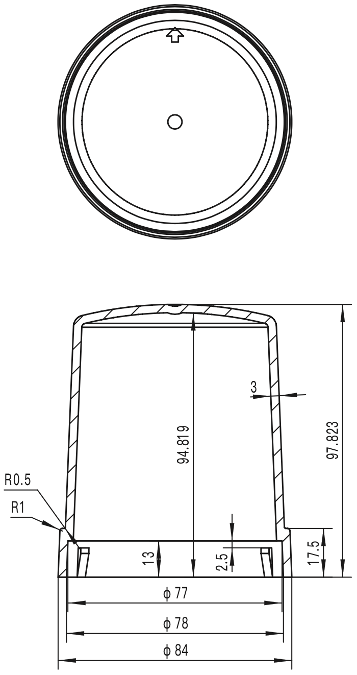 Cover Developer Kit PC Anti UV Material IPx5