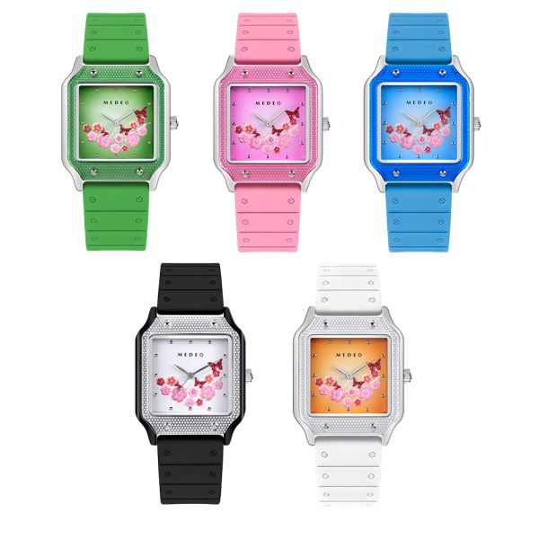 Spectrum Chrono: Vibrant Multi-Color Quartz Watch Series