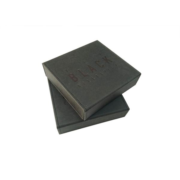 3 Slots Eyeglasses Display Box Recycled Paper / Wood / Velvet Material