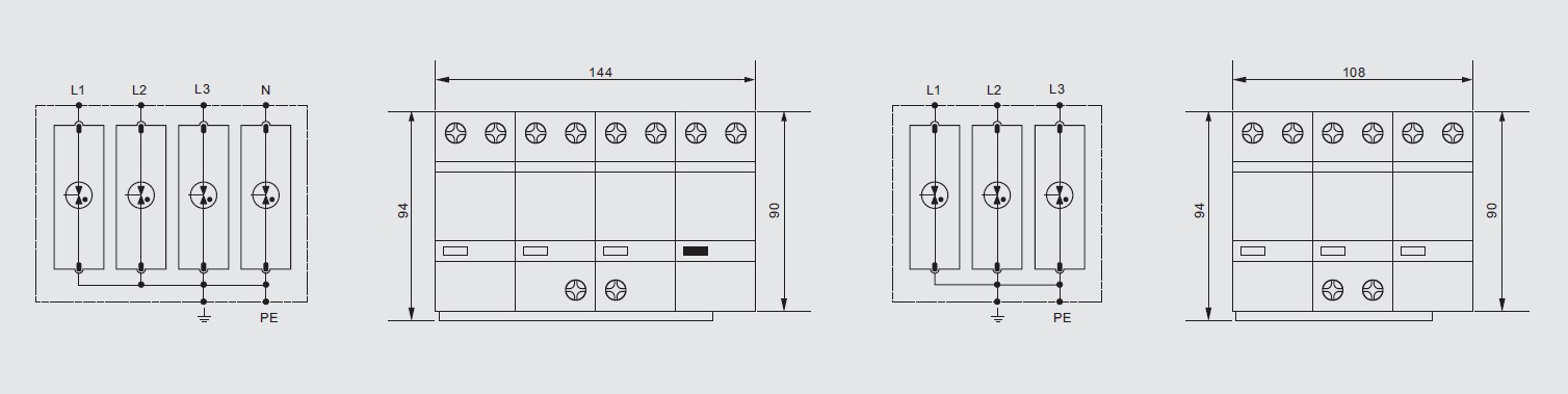 BR-50GR 385 3P 50kA Type 1 Surge Protection Device Ac Surge Protection Arrester Spd Lightning Protection