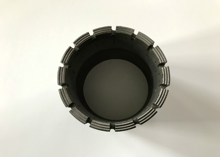 High Efficiency B / WL Flat Face Impregnated Diamond Core Drill Bits Long Life