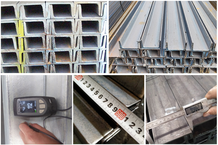 Corrosion Resistance Galvanized Steel Profile 70mm Mild Steel C Channel Customized