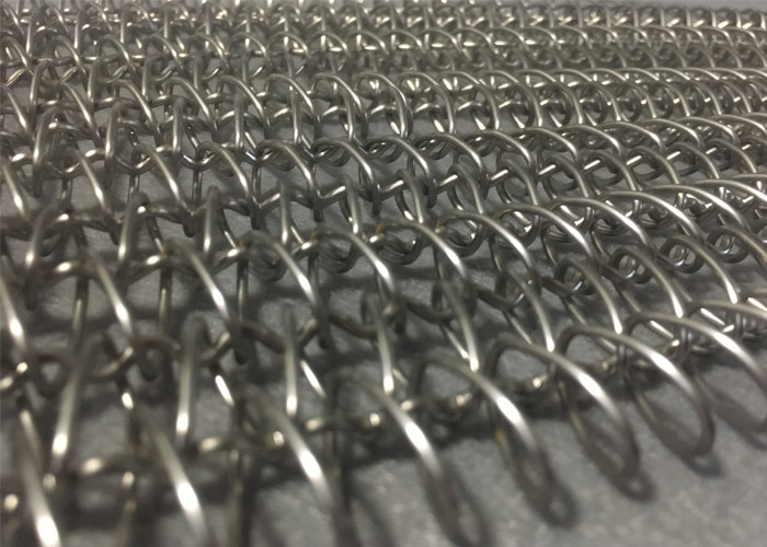 Balanced Weave Chain Driven Steel Woven Wire Conveyor Belt For Glass Products