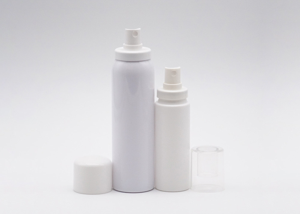 100ml White Aluminum Spray Bottle Mist Sprayer Bottles For Alcohol Cosmetic