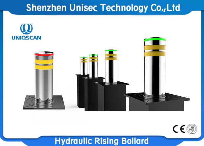 Quality Ss Rising Road Blocker , Automatic Lifting Retractable Security Bollards for sale