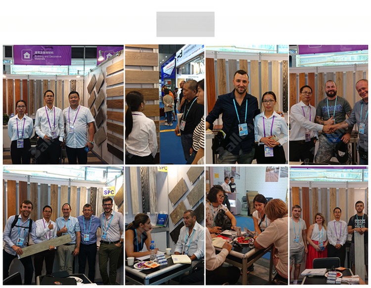 0.5mm Wear Layer SPC Wood Veneer LVT Flooring in Modern Design with Huge Color Options