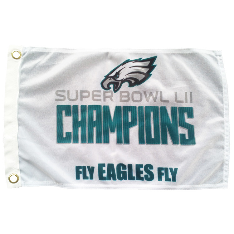 Quality 12 X 18&quot; Polyester Canvas Header And Grommets Voting Flag for sale