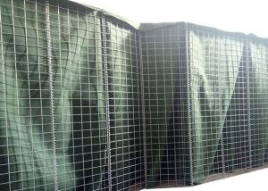 Quality Defensive Welded Hesco Barrier Blast Wall Hesco Bastion 100x100mm for sale