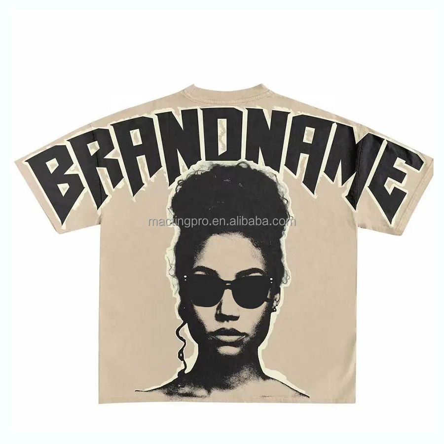 100% Cotton Fabric Mens Oversized Tshirt Dtg Print Logo Tee for Casual Daily Life