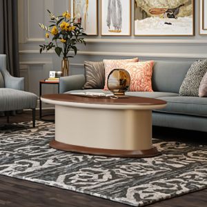 customization Luxurious Office Coffee Table Fashionable Reception Desk for
