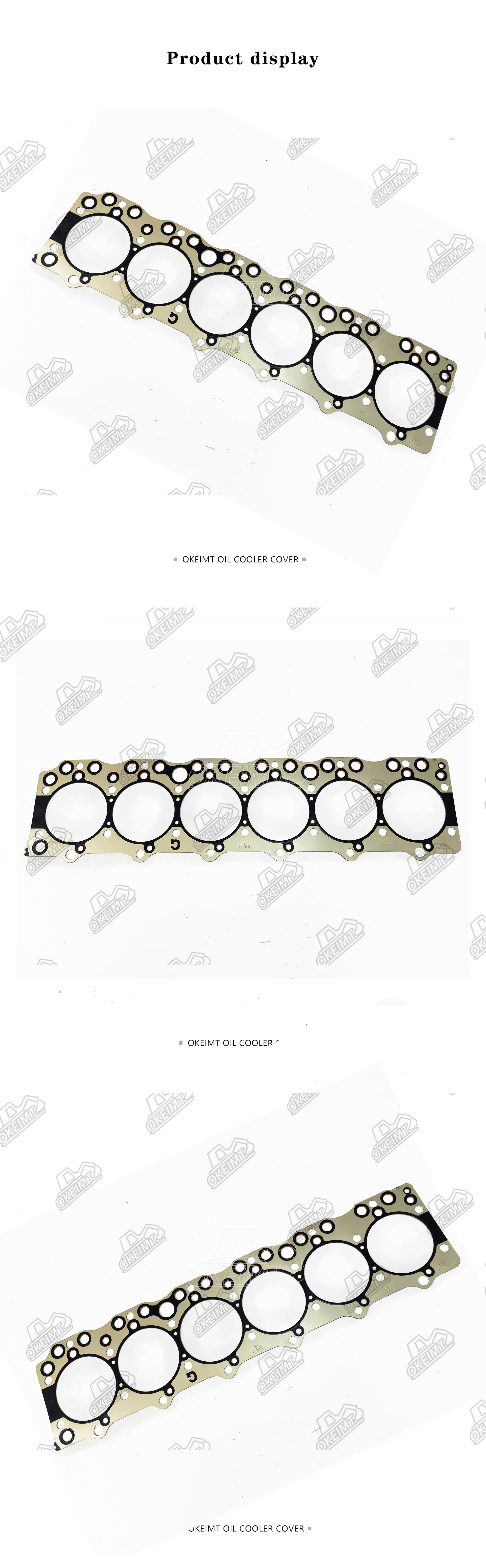 Iron Cylinder Head Gasket 1-11141-196-0 For Isuzu Engine 6BG1