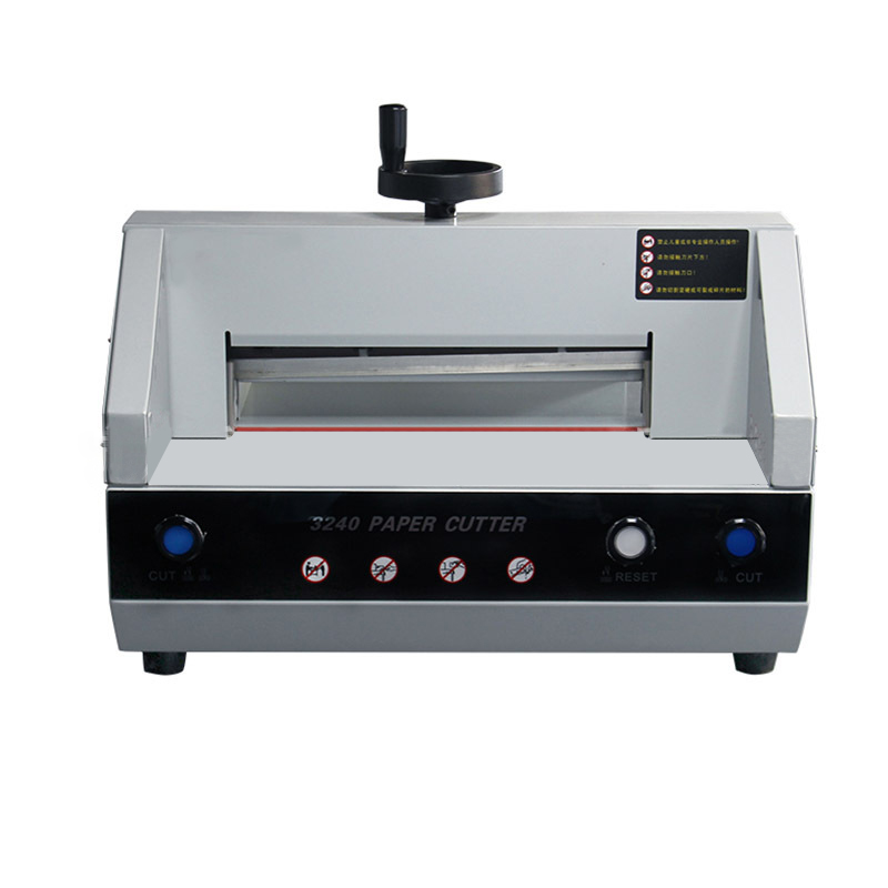 45KG Gross Weight Electric A3 A4 Guillotine Desktop Paper Cutter for Thick Cutting