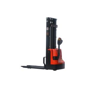JAC Mechanical pedestrian Electric Straddle Pallet Stacker Forklift 1T
