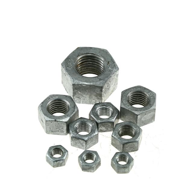 Quality Hot Dip Galvanized Heavy Hex Nut ASTM A194 Grade 2H for sale