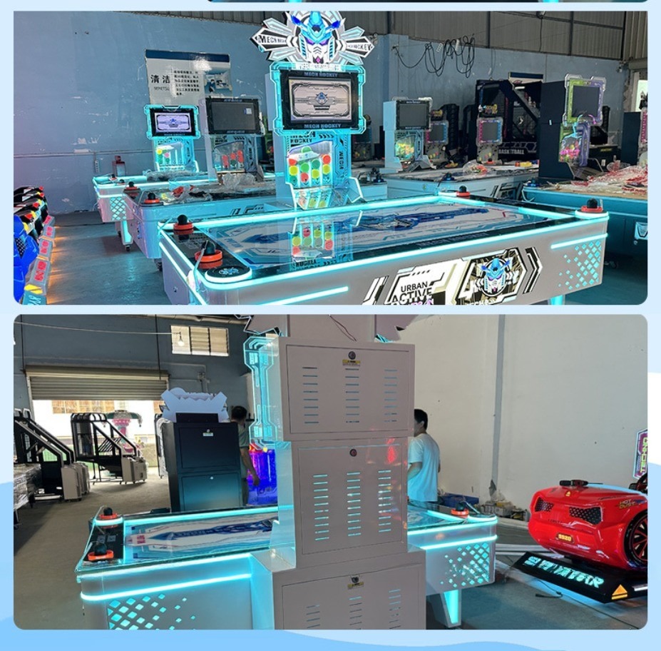 Quality Double Players Air Hockey Coin Operated Arcade Machine Customized for sale