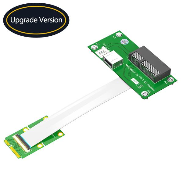 NGFF M.2 to PCI-E riser card connector detail