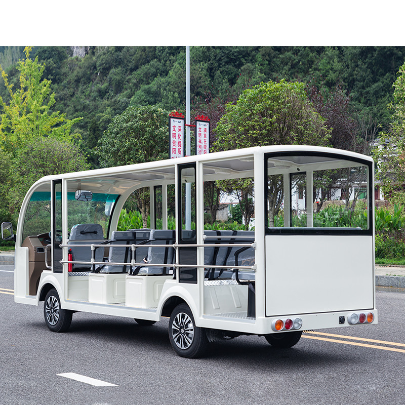 Cheap China Bus Long Range and High Torque 14 Seater Electric Shuttle Car