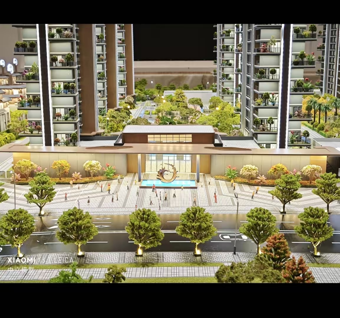 Real Estate Architectural Scale Model High Precision LED Architecture Miniature Models