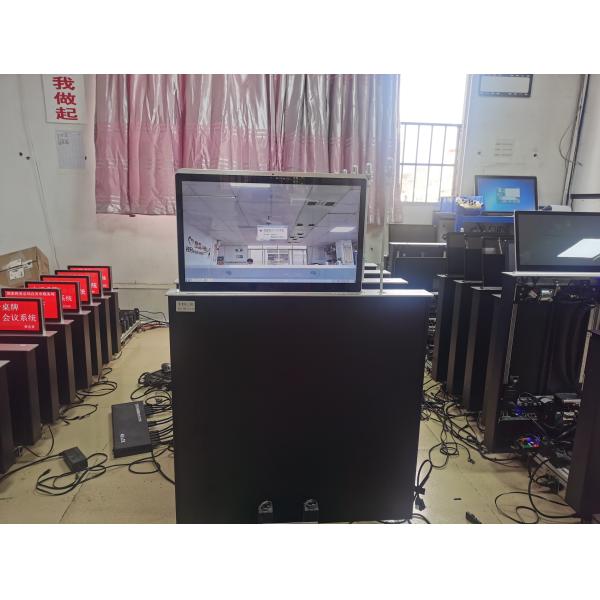 Conference Table Pop up LCD Monitor Lift BNT 17 3 Retractable Touch Screen