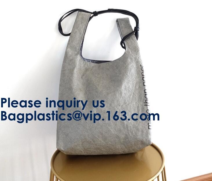 Eco Friendly Reusable Waterproof Tyvek Passport Holder Packing Cubes Toiletry kit Backpack Tote Bag Travel Accessories