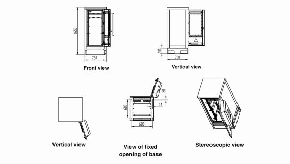 Configuration diagram of High Temp Electric Control Panel
