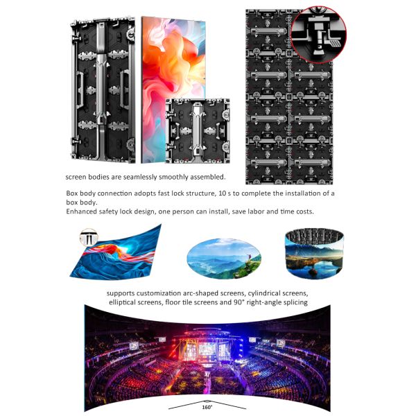 Outdoor LED Screen Concert Stage Background Video Wall