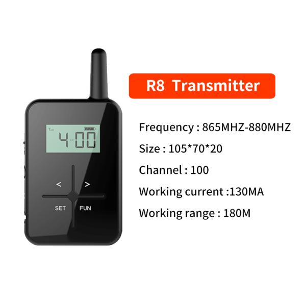 Digital clear sound quality team tour guide device