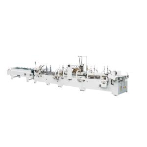 Quality Servo Motor Control Carton Folding Gluing Machine , Automatic Folder Gluer Stitcher for sale
