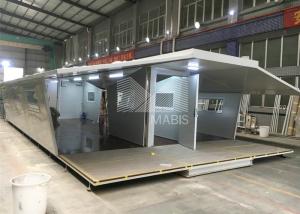 Quality Custom Layout Foldable Container Homes , Sandwich Panel Collapsible Container House for sale
