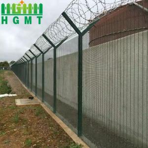 Quality Factory Supply Outdoor High Security Privacy Anti Climbing Clear View Prison Fence With Razor Barbed Wire for sale