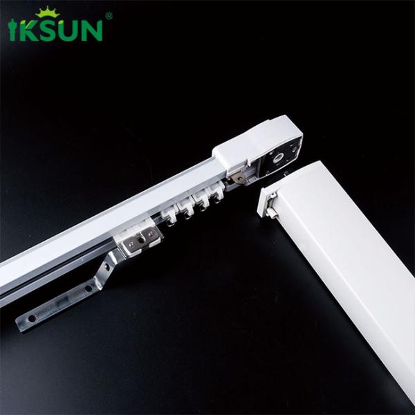 Automatic Remote Control Motorized Curtain Track Aluminium 6063 T5 Material