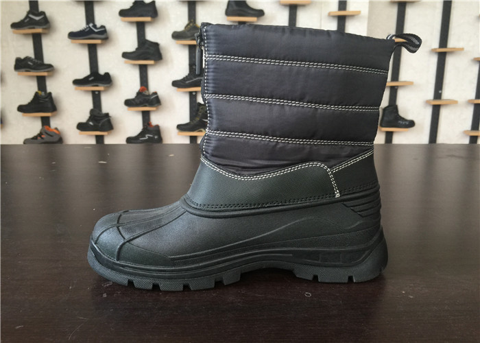 Women'S Composite Toe Shoes , Steel Midsole Ladies Black Work Shoes For Sanitation