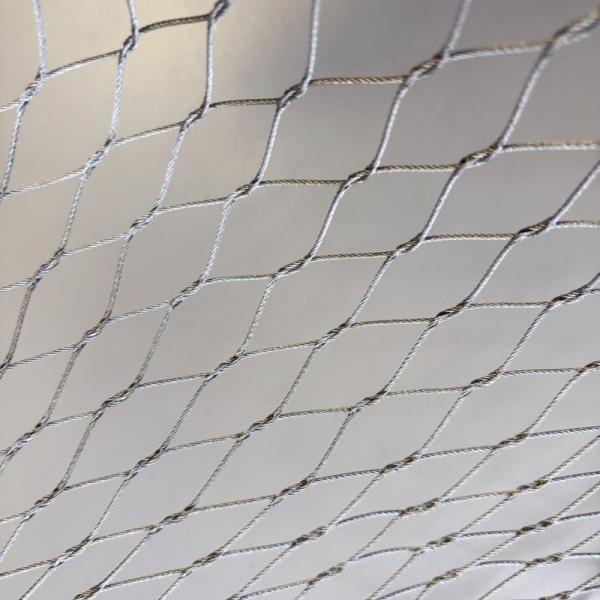 High Strength 1mm-6mm 304 Stainless Steel Rope Net For Tensile Architectural Projects