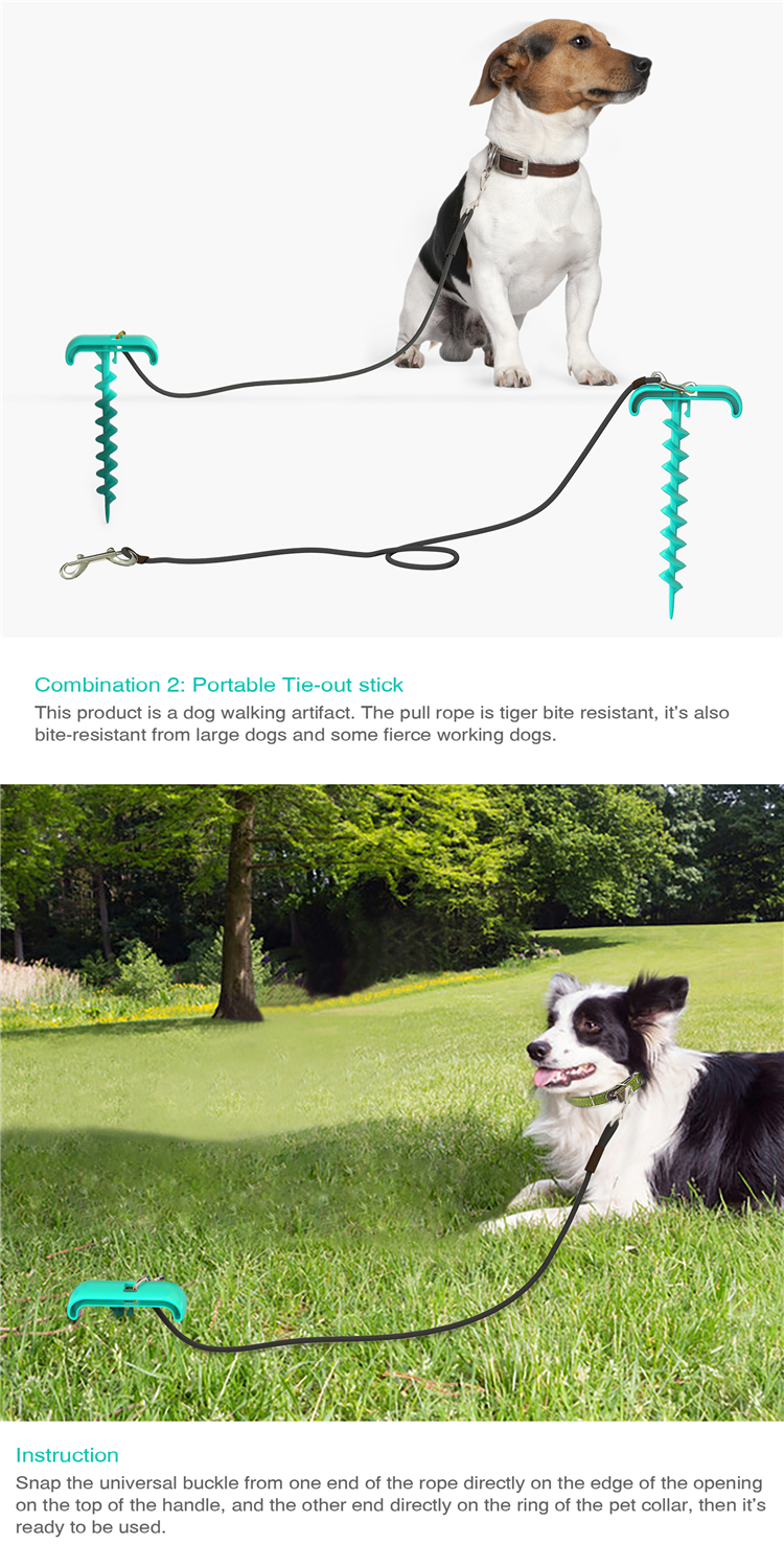 ABS Cleaning Teeth Cute Pet Toys Durable Three Piece Set With Rope